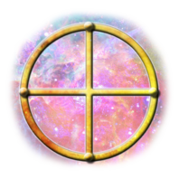 The cross 4 symbol of the organizer
