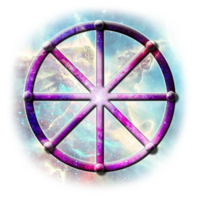 The cross 8 manager symbol