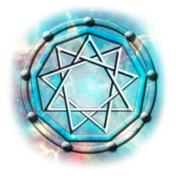 The enneagram symbol of the philosopher